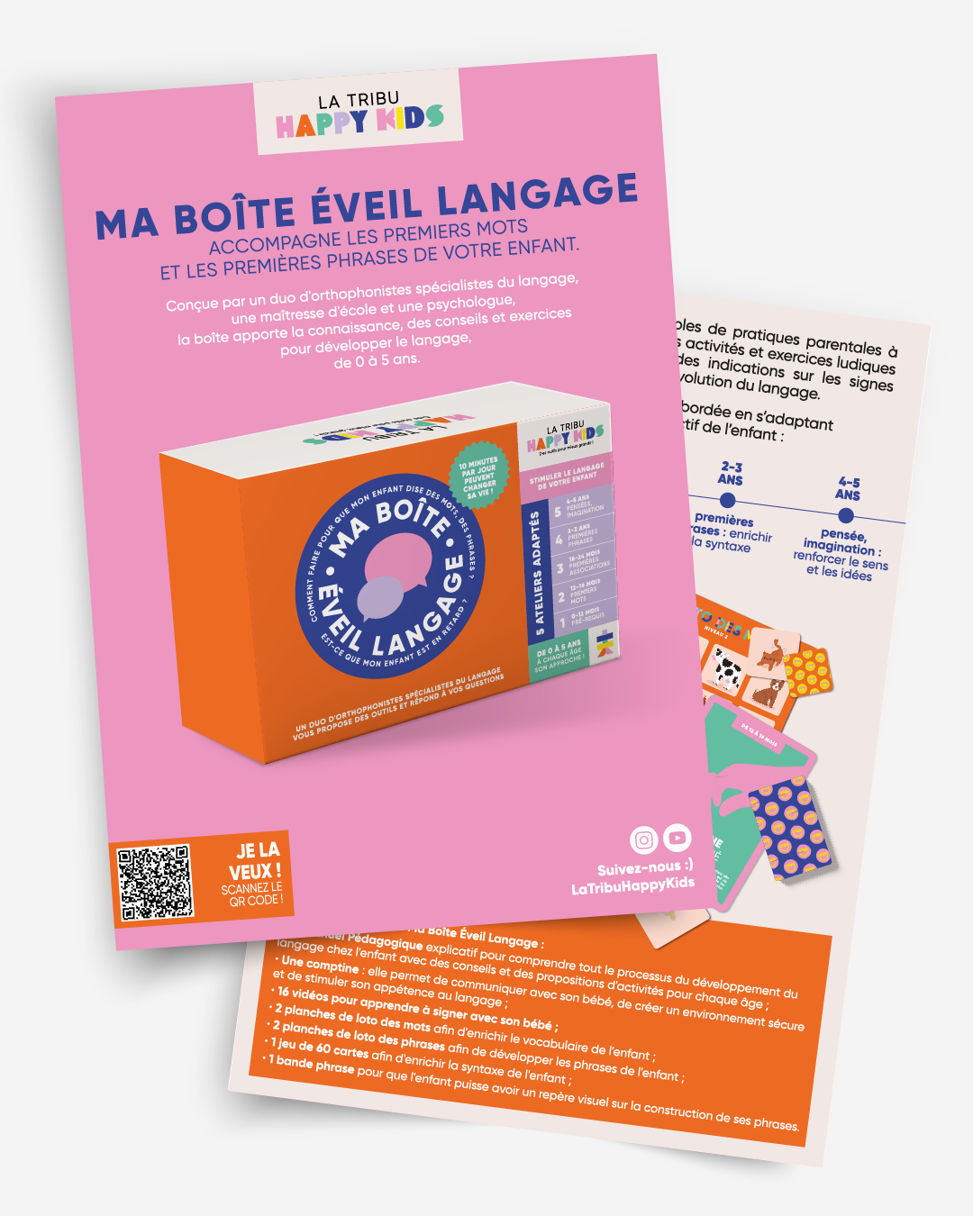 Lot de 50 flyers : Ma Boîte Éveil Langage