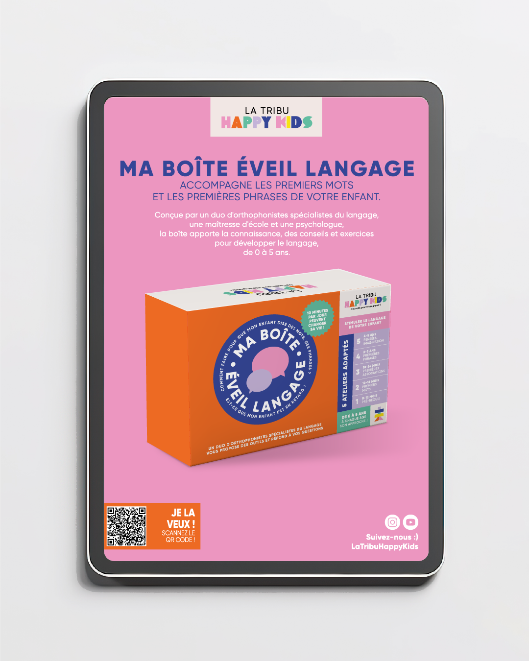Flyer : Ma Boîte Éveil Langage