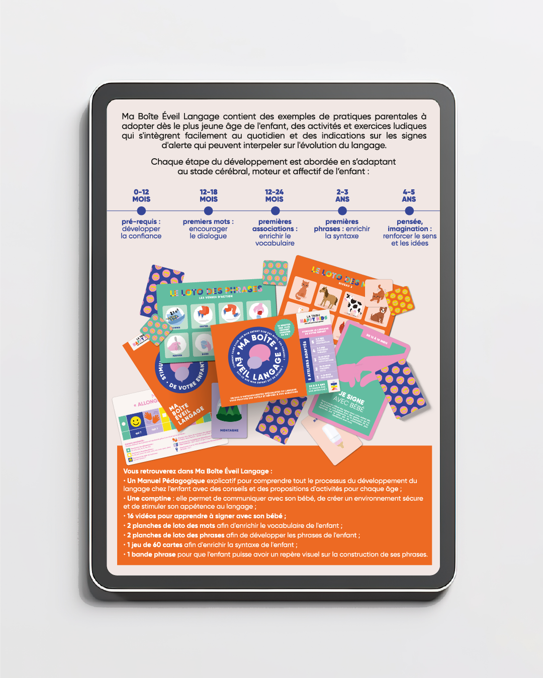Flyer : Ma Boîte Éveil Langage