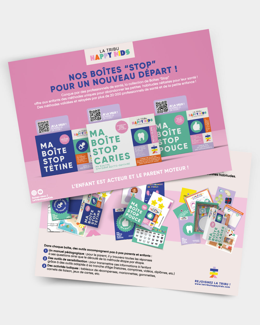 Lot de 50 flyers : Mes Boîtes Stop