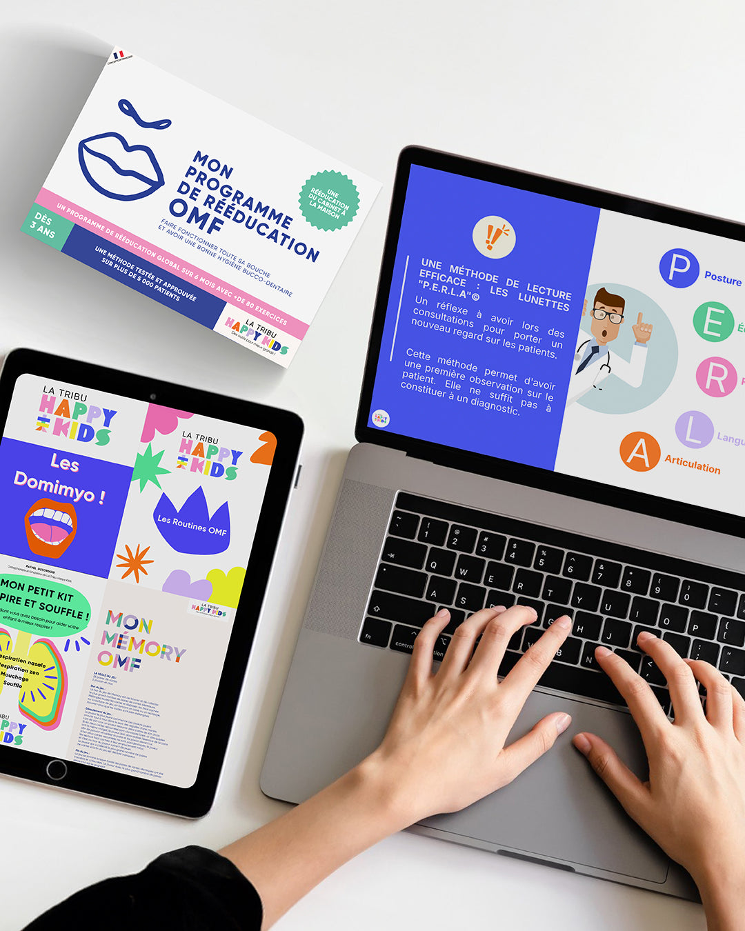 Kit complet Ma Rééducation OMF avec tous les outils pour les orthophonistes