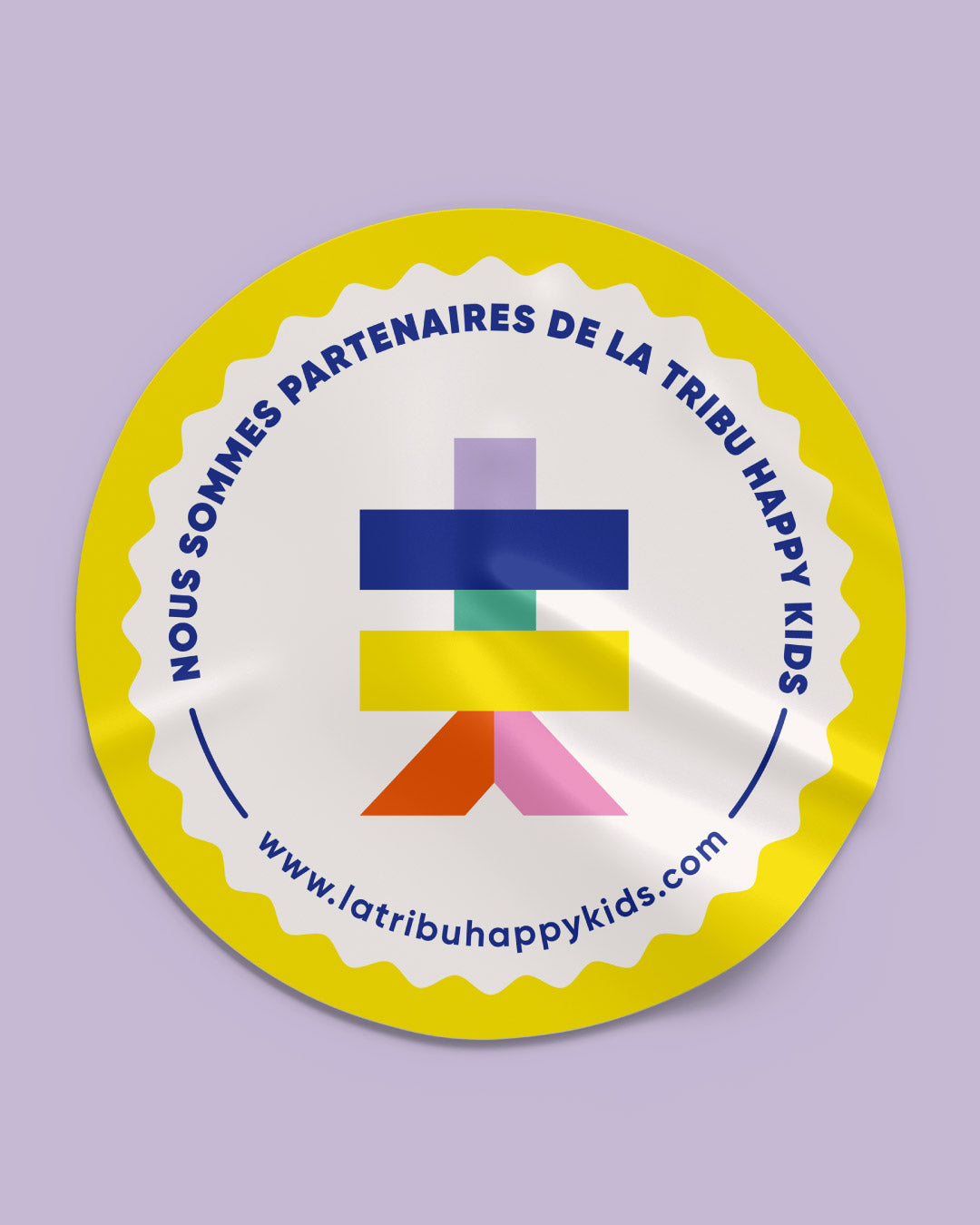 Sticker Happy Distributeur pour les partenaires de La Tribu Happy Kids