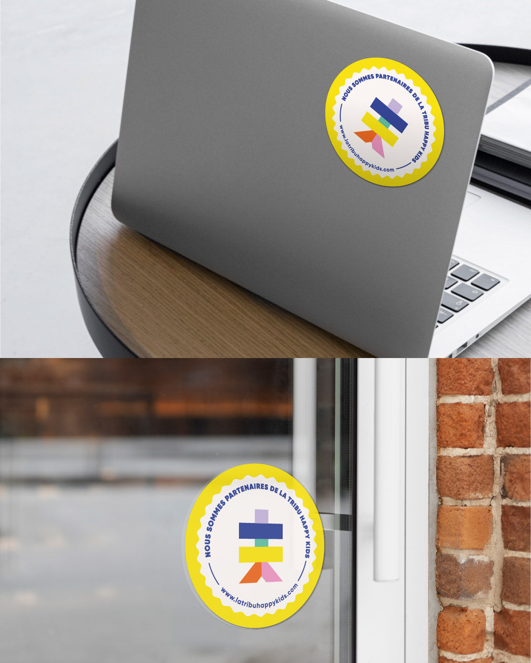 Sticker Happy Distributeur de La Tribu Happy Kids