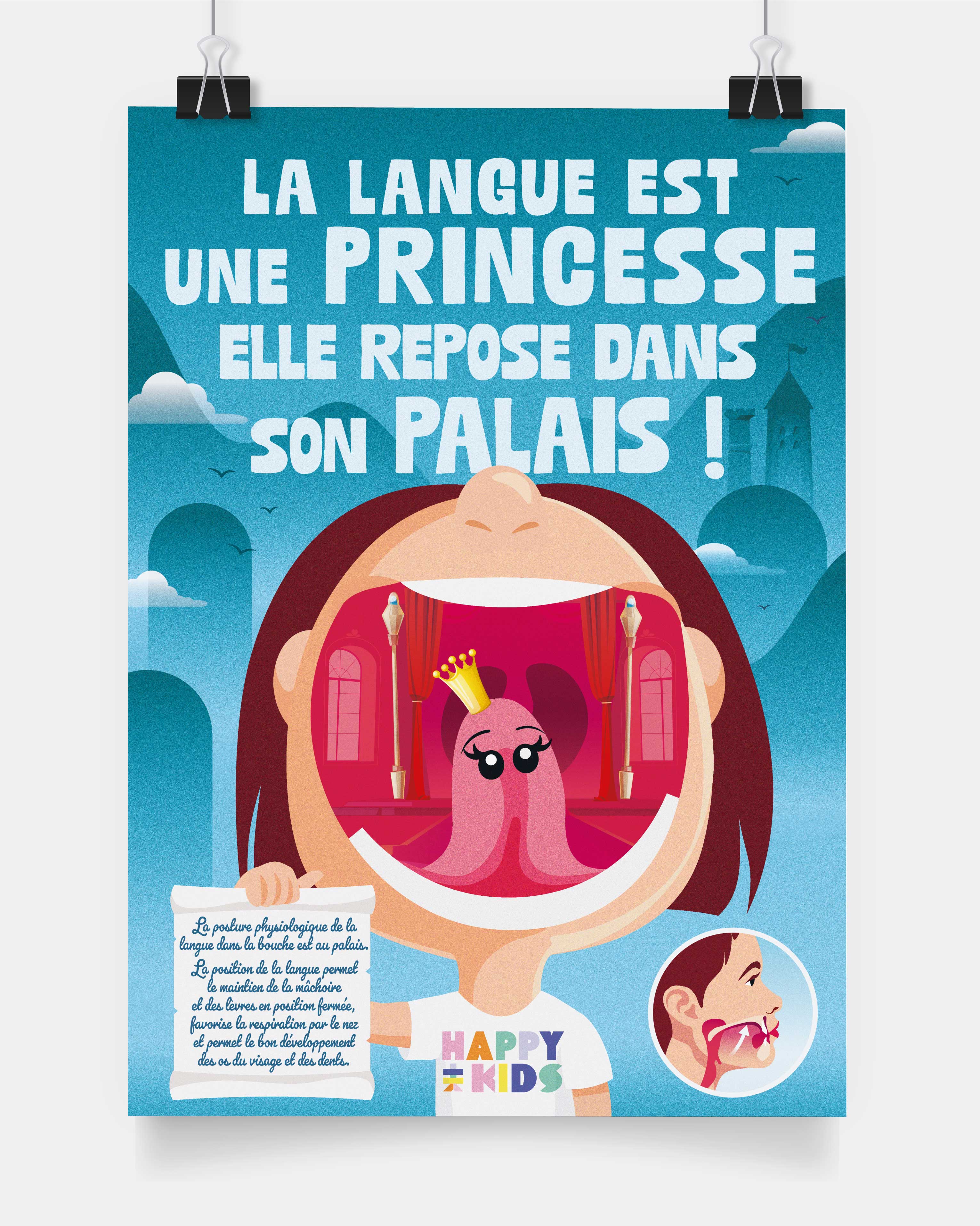 Affiche - La Langue Princesse