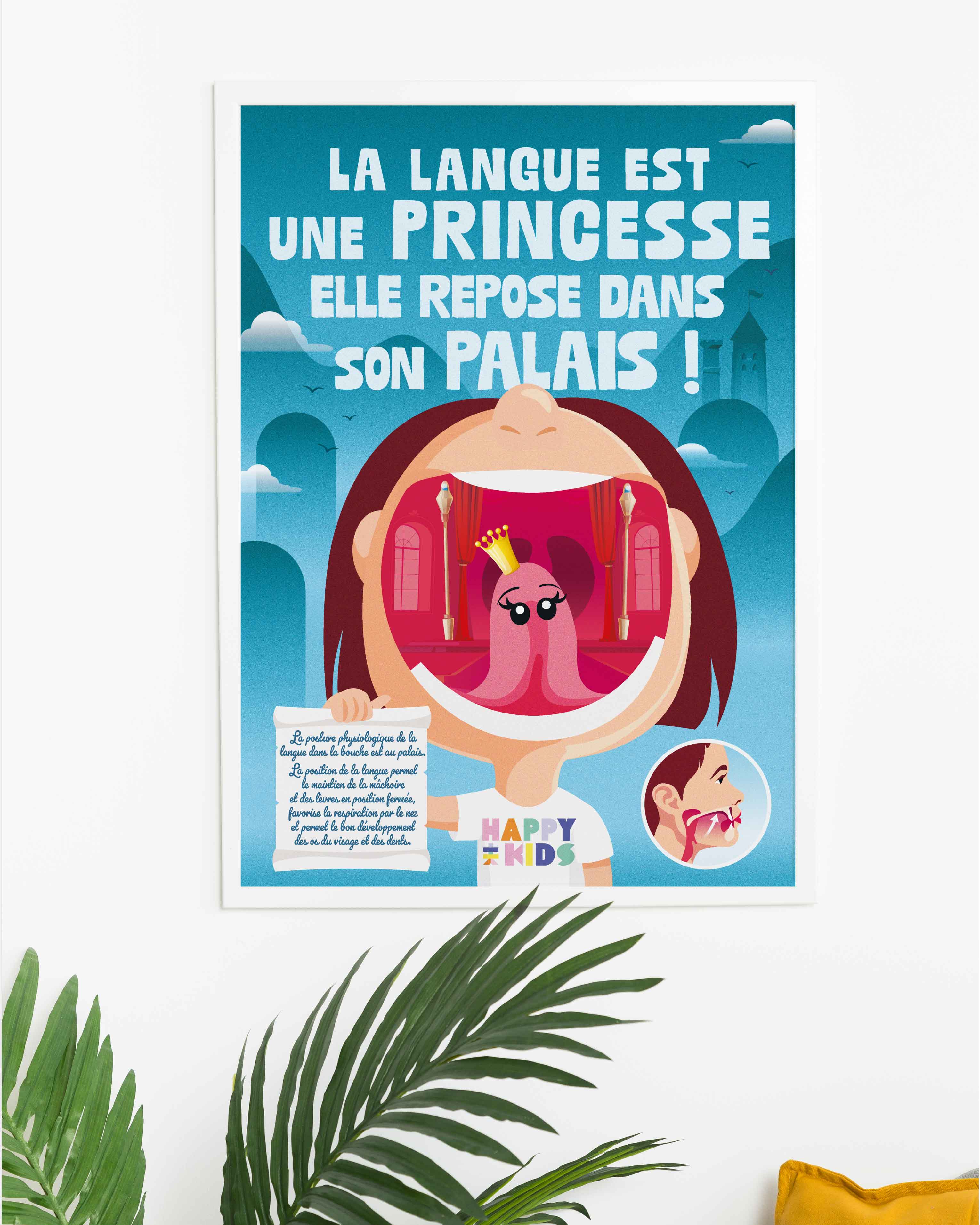 Affiche - La Langue Princesse