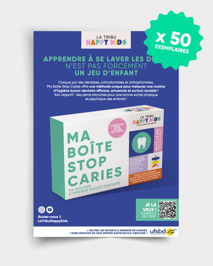 Lot de 50 flyers : Ma Boîte Stop Caries