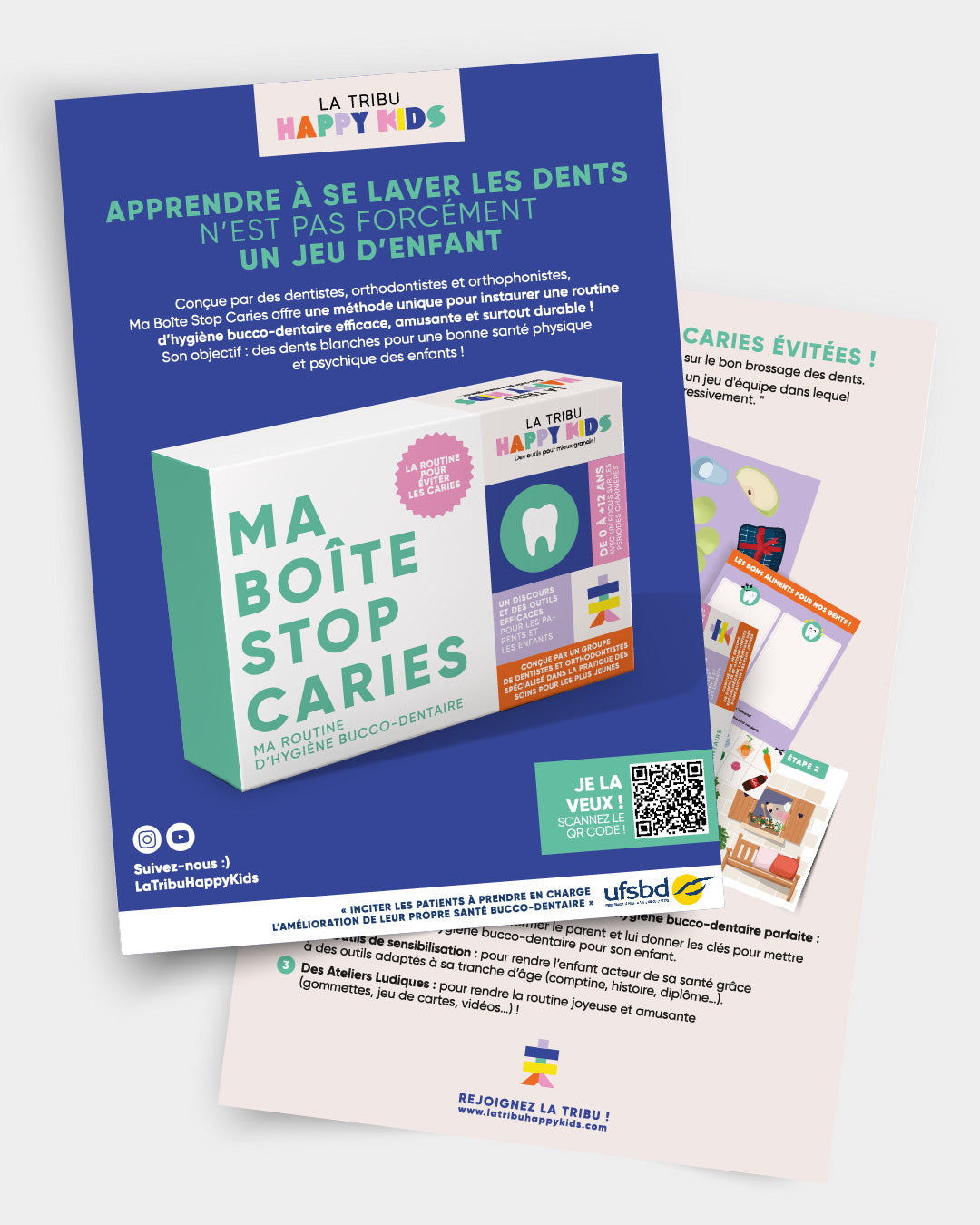 Lot de 50 flyers : Ma Boîte Stop Caries