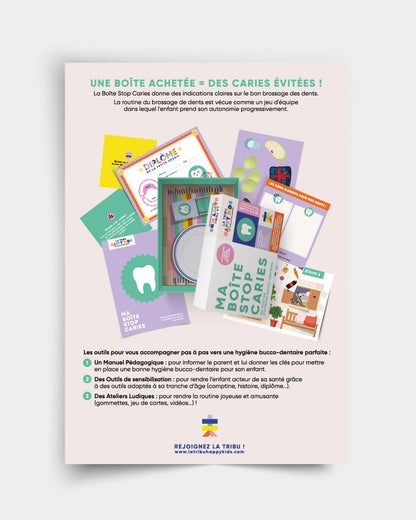 Lot de 50 flyers : Ma Boîte Stop Caries