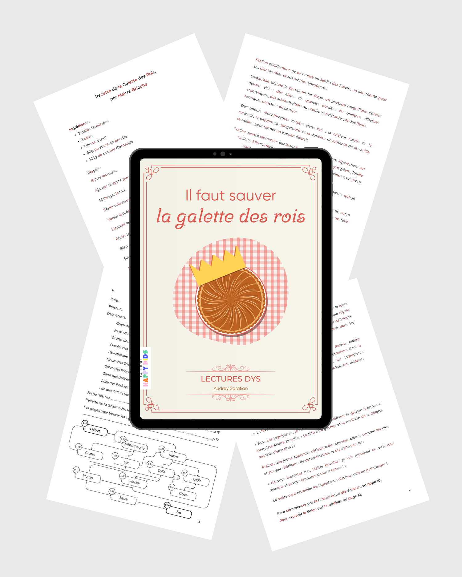 Lectures DYS : Il faut sauver la galette des rois !