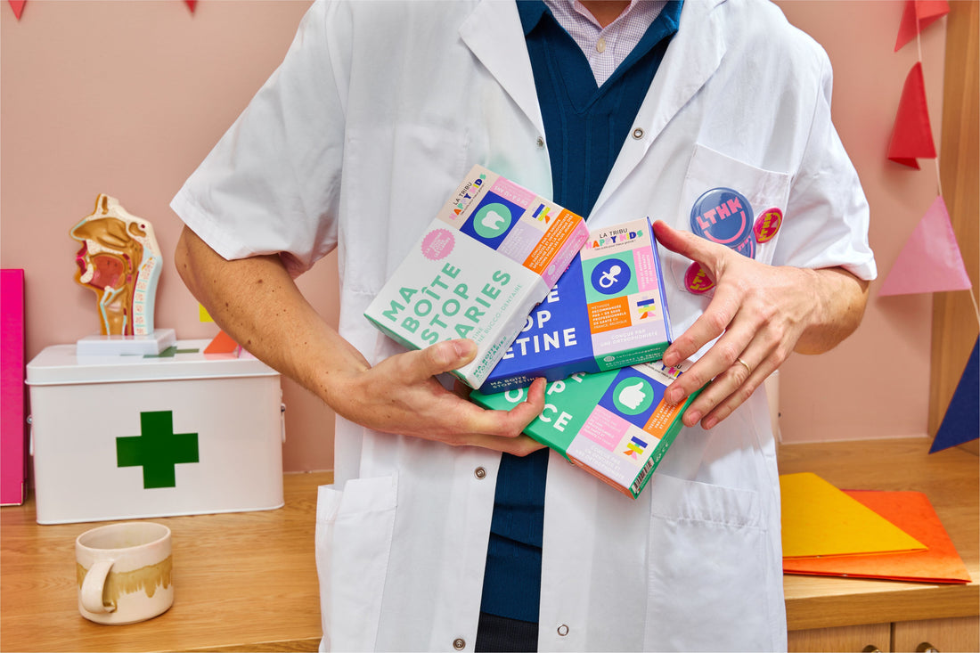 Les boîtes Stop Tétine, Stop Pouce et Stop Caries